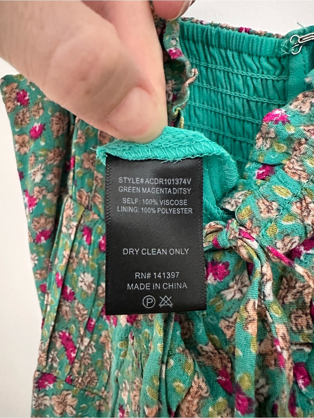 Astr Green Floral Sweetheart Maxi Dress with Side Slit - Picture 6 of 6
